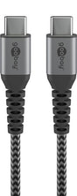 EAN 4040849493010 - Goobay 49301 cable USB USB 2.0 0,5 m USB C Negro, Gris imagen 1