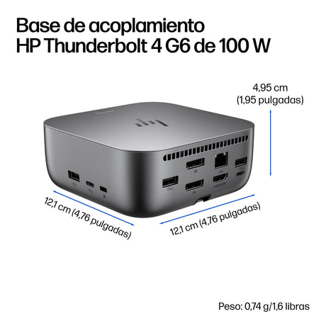 EAN 5715063797136 - HP Thunderbolt 4 100W G6 Dock Alámbrico Gris imagen 7