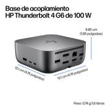 EAN 0198415233042 - HP Thunderbolt 4 100W G6 Dock Alámbrico Gris imagen 6
