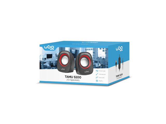 EAN 5901969431605 - uGo TAMU S100 Rojo Alámbrico 6 W imagen 5