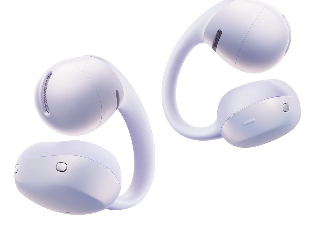 Auriculares Shokz Opendots Air Púrpura Inalámbricos Open-Ear Con Clip