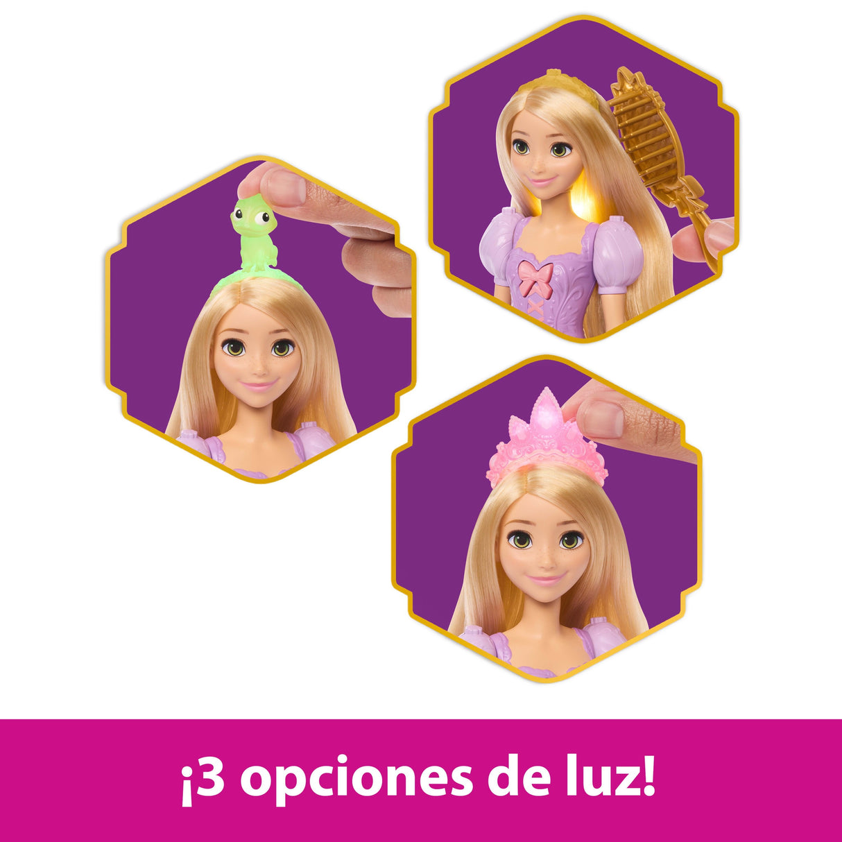 Muñeca Reveal Rapunzel Enredados Disney