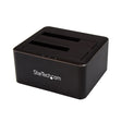EAN 0065030870634 - StarTech.com SDOCK2U33V base de conexión para disco duro USB 3.2 Gen 1 (3.1 Gen 1) Type-B Negro imagen 1