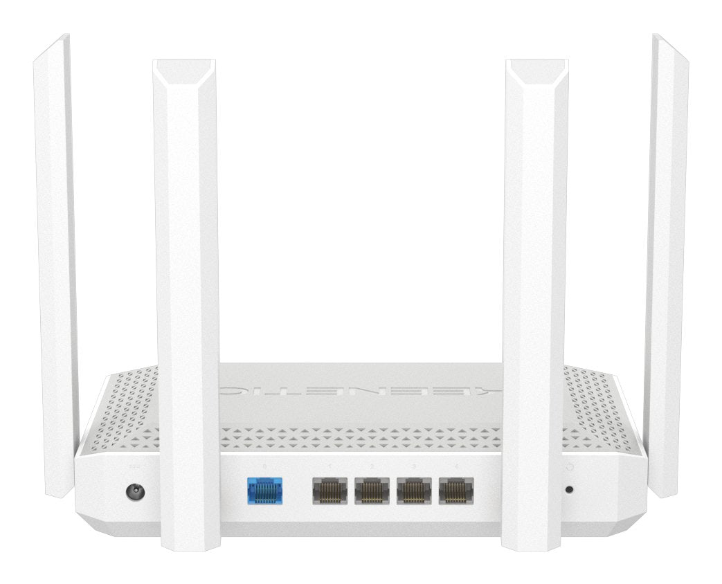 Router  Keenetic Hero 4g+ (Kn-2312)  Inalámbrico Gigabit Ethernet Doble Banda (2,4 Ghz / 5 Ghz) Gris, Blanco