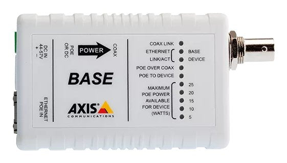 Axis T8641 Poe+ Over Coax Base