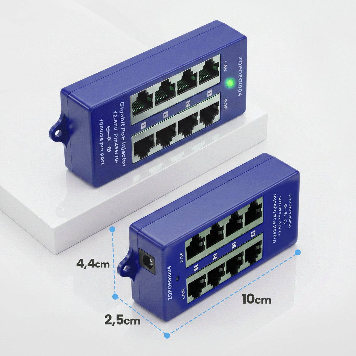 Extralink Poe Injector 4 Port Gigabit