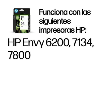 EAN 0192545863988 - HP 303 2-pack Black/Tri-color Original Ink Cartridges cartucho de tinta 2 pieza(s) Rendimiento estándar N imagen 2