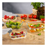 EAN 7610154240349 - KUHN RIKON 24034 recipiente de almacenar comida Rectangular Contenedor 3,21 L Gris, Transparente 3 pieza( imagen 3
