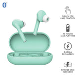 Auricular Trust Nika Wireless Bluetooth Earphones Carcasa Carga Turq 23703