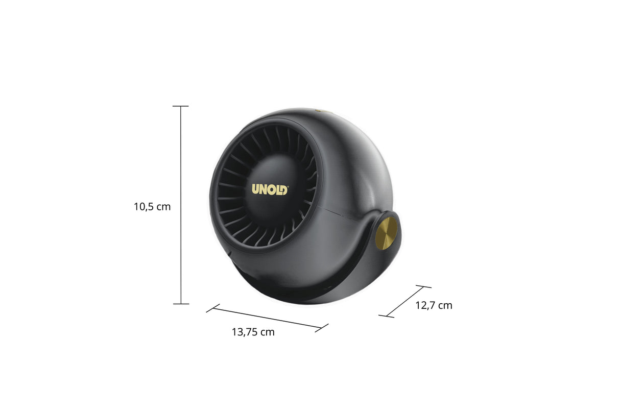 86675 Breezy Bowl Akku-Ventilator Sw 6w 3 Geschwindigkeitsstufen Ø9cm