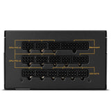 EAN 8436587972140 - NOX HUMMER X 1000W PLUS GOLD unidad de fuente de alimentación 24-pin ATX Negro imagen 3