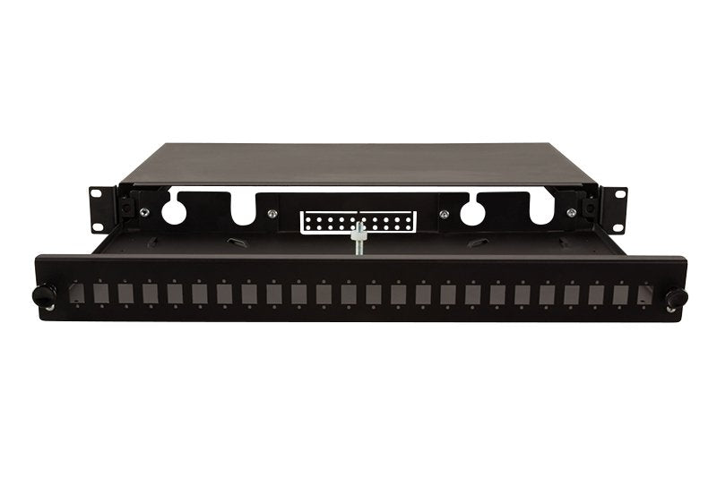 Logilink Fiber Optic Patch Panel 19" 1u, Sliding Type, Negro, Unloaded