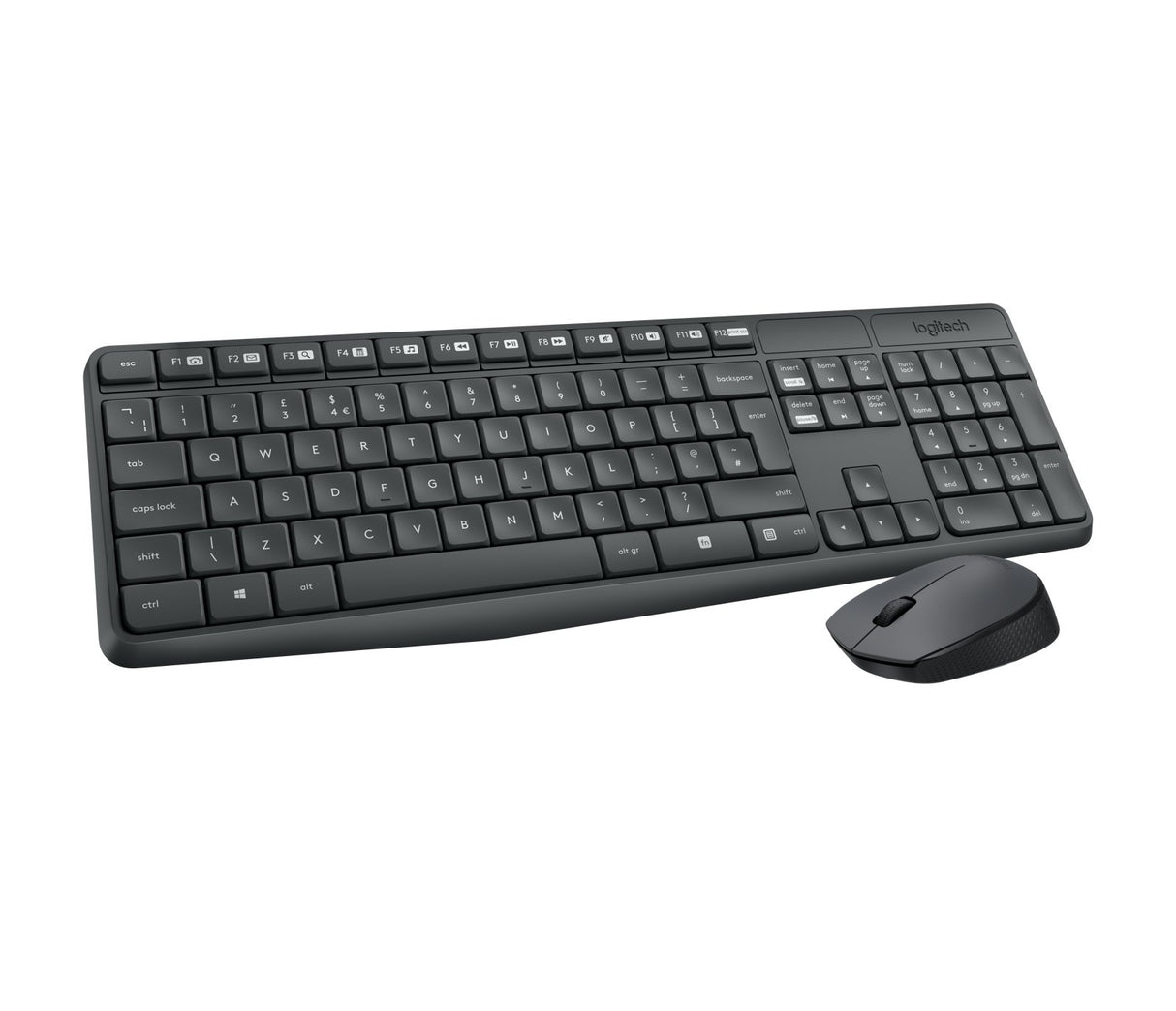 EAN 5099206063846 - Logitech 920-007905 teclado Ratón incluido Hogar RF inalámbrico QWERTZ Alemán Gris imagen 2