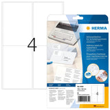 Direcciones Herma. Esquinas De Papel Redondas De 102x148 Mm 80 Piezas.