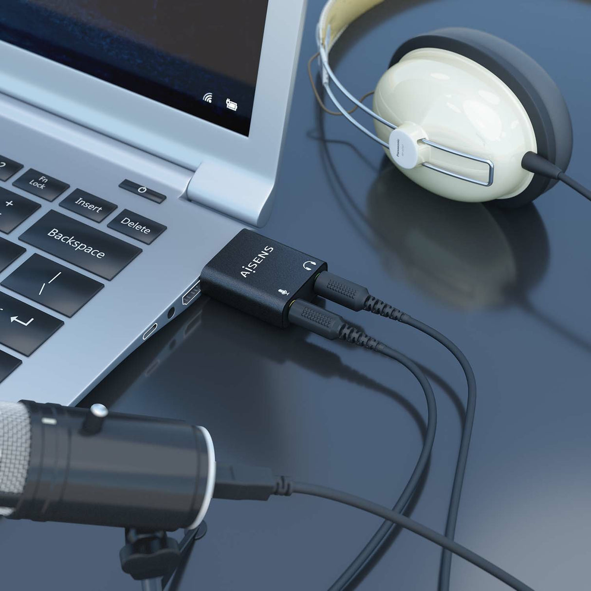 EAN 8436574709797 - AISENS A106-0768 cambiador de género para cable 2x 3.5 mm imagen 4