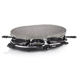 Parrilla Princess Stone 8 Oval & Raclette 162720 1200w Tamaño 43*30cm