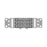 Wago 221-2503 Befestigungsadapter Mit Zugentlastung, 3-Fach