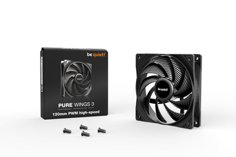 EAN 4260052190784 - be quiet! Pure Wings 3 120mm PWM high-speed Carcasa del ordenador Ventilador 12 cm Negro 1 pieza(s) imagen 3
