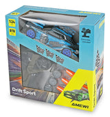Amewi Drift Sport Muscle Car 4wd 1:24 Rtr Azul 6+