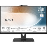 Msi Modern Am242tp 1m-1230eu Intel Core 3 100u 60,5 Cm (23.8) 1920 X 1080 Pixels Pantalla Táctil Pc All-In-One 8 Go Ddr5-Sdram 256 Go Ssd Windows 11 Pro Wi-Fi 6e (802.11ax) Negro