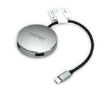 Roline Usb 3.2 Gen 1 Hub, Rund, 4fach, Typ C Anschlusscable