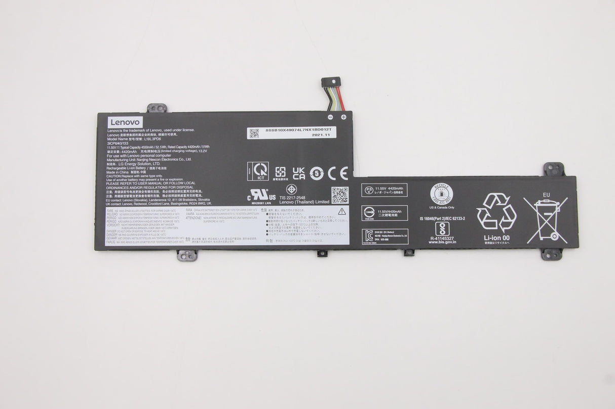 EAN 5704174962670 - Lenovo 5B10X49077 refacción para laptop Batería imagen 1