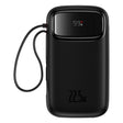 EAN 6932172636296 - Baseus QPOW 2 DUAL KABLOLU 10.000 MAH 22.5W POWERBANK-SIYAH batería externa Litio 10000 mAh Negro imagen 1