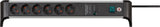 EAN 4007123677054 - Brennenstuhl 1391020600 base múltiple 3 m 6 salidas AC Interior Negro, Plata imagen 1