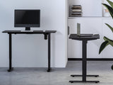 Mesa Electrica Ergonomica Altura Regulable  Tablero Negro 120x60  Color Estructura Negro Control Tactil Altura Desde 68cm-118cm