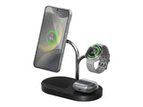 Cargador Samsung Gp-Pwu024wiabw Cargador  Auriculares, Smartphone, Reloj Inteligente Negro, Plata Usb Cargador Inalámbrico Interior