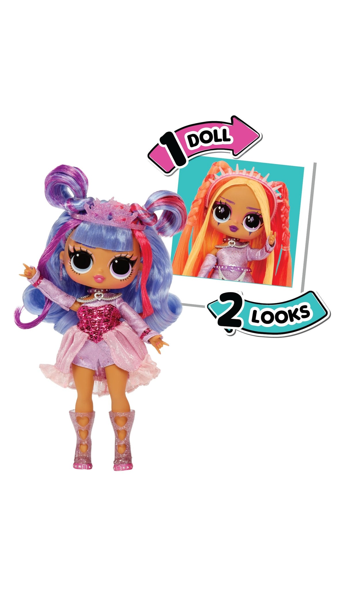 Muñeca Mga Entretenimiento L.O.L.  Buns-2-Trenzas Bailey, 591757