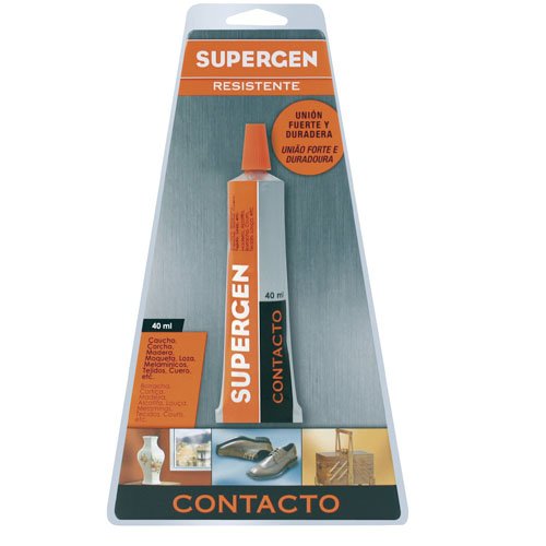 Supergen Pegamento De Contacto Resistente Tubo 20ml En Mancheta