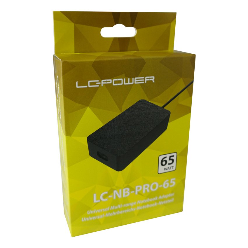 EAN 4260070128868 - LC-Power LC-NB-PRO-65 adaptador e inversor de corriente Interior 65 W Negro imagen 4