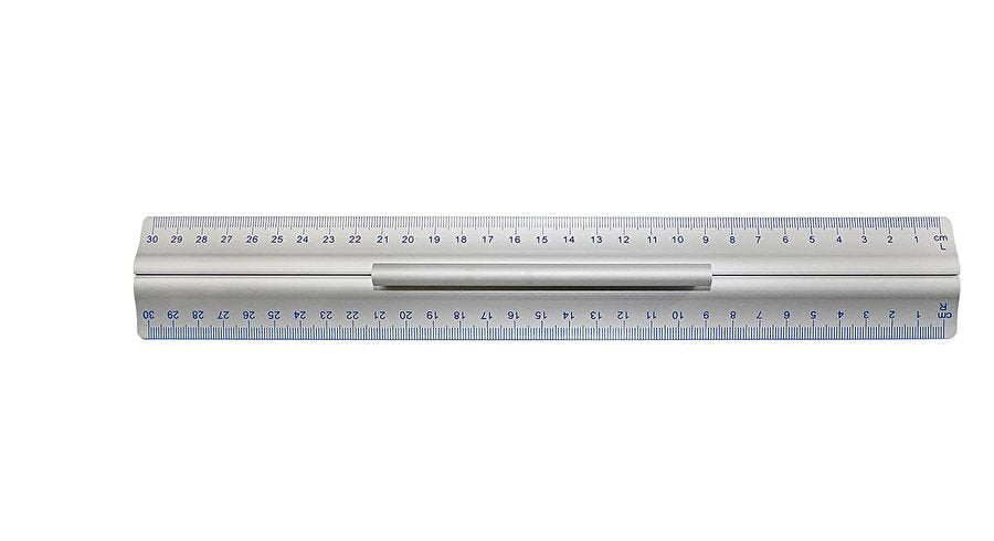 Wedo Alu-Lineal 30cm Griff Para Rechts- Und Linkshänder