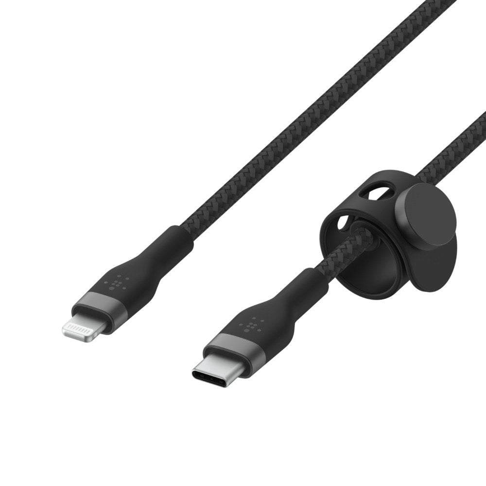 Usb-C To Ltg_braid Silic 1m Black