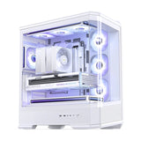 Jonsbo D400 Pc-Gehäuse, Midi Tower, Atx, Tempered Glass - Weiss