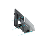 EAN 8433281012318 - TooQ TQMPM4776 soporte de CPU Soporte de CPU para instalación en pared Negro imagen 3
