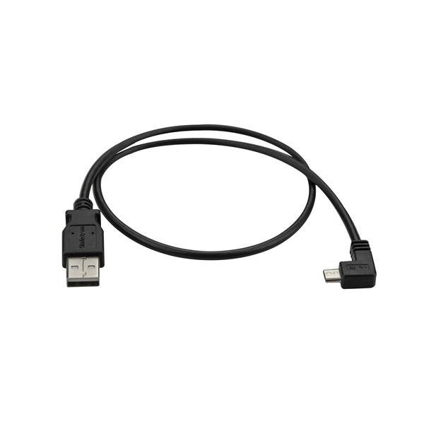 Cable 0.5m Micro Usb Acodado   Cabl La Derecha Para Smartphones