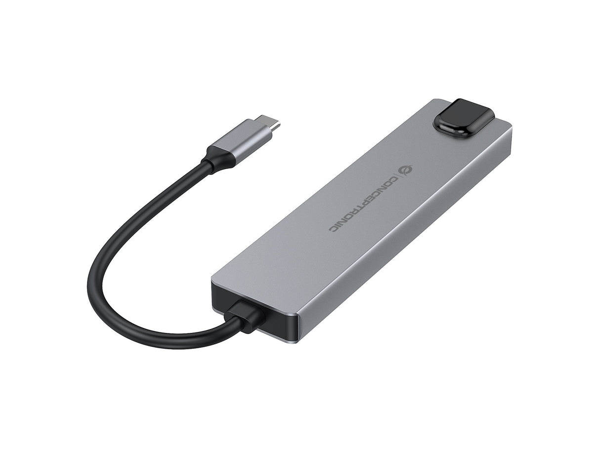 Docking Usb-C 6-In-1 Conceptronic 1xhdmi 4k 2xusb-A  3.1 1xusb-C 2xusb-C Pd140w 1xrj45 Giga