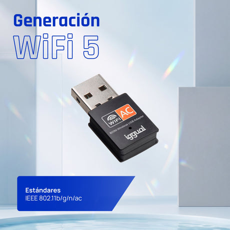 EAN 8435364320471 - iggual IGG320471 adaptador y tarjeta de red WLAN 600 Mbit/s imagen 5