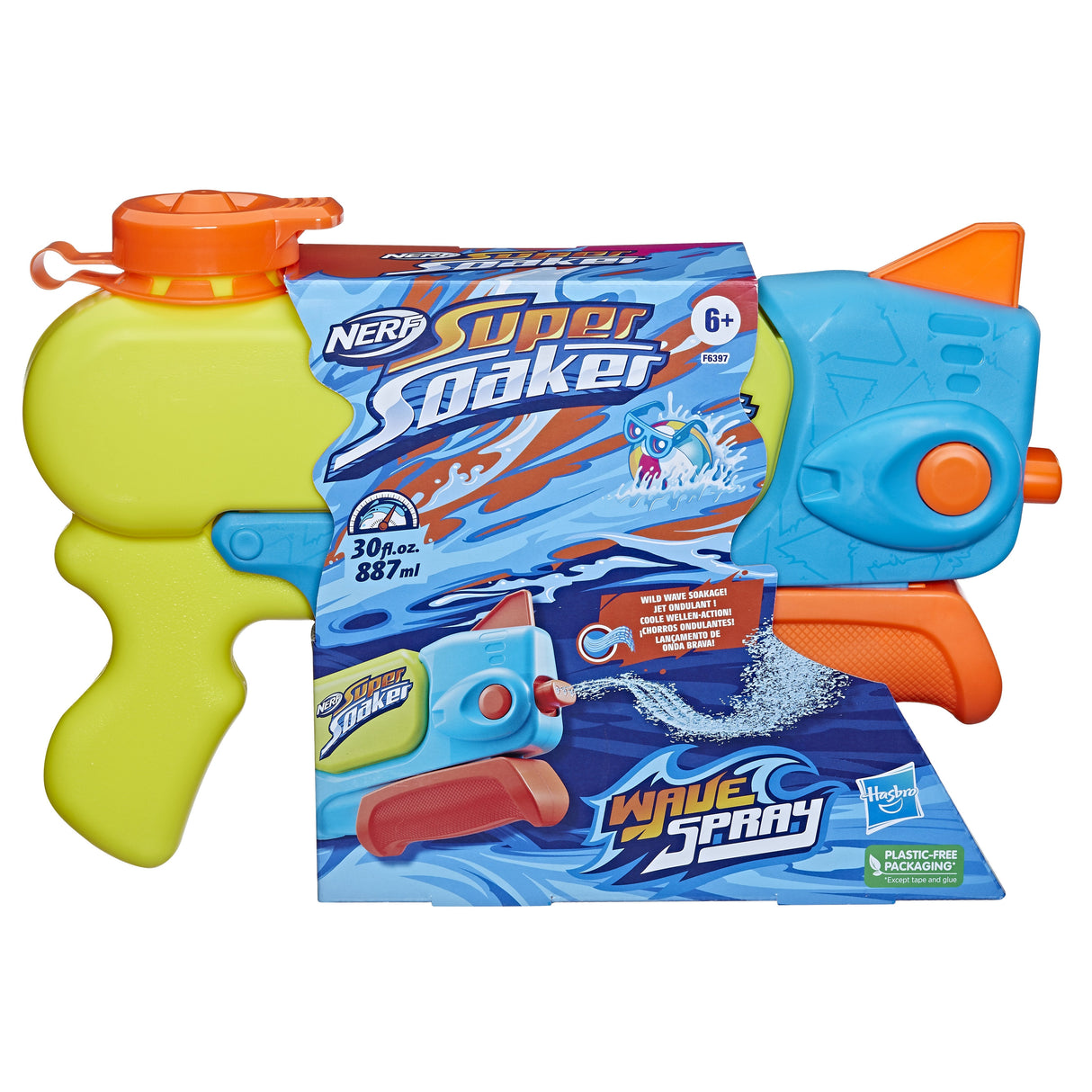 Pistola De Agua Hasbro Nerf Super Soaker Wave Spray F63975l0