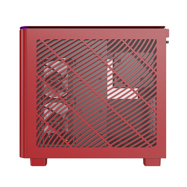 Caja Montech King Pro 95, Roja, Vidrio Templado X 2 King95pror