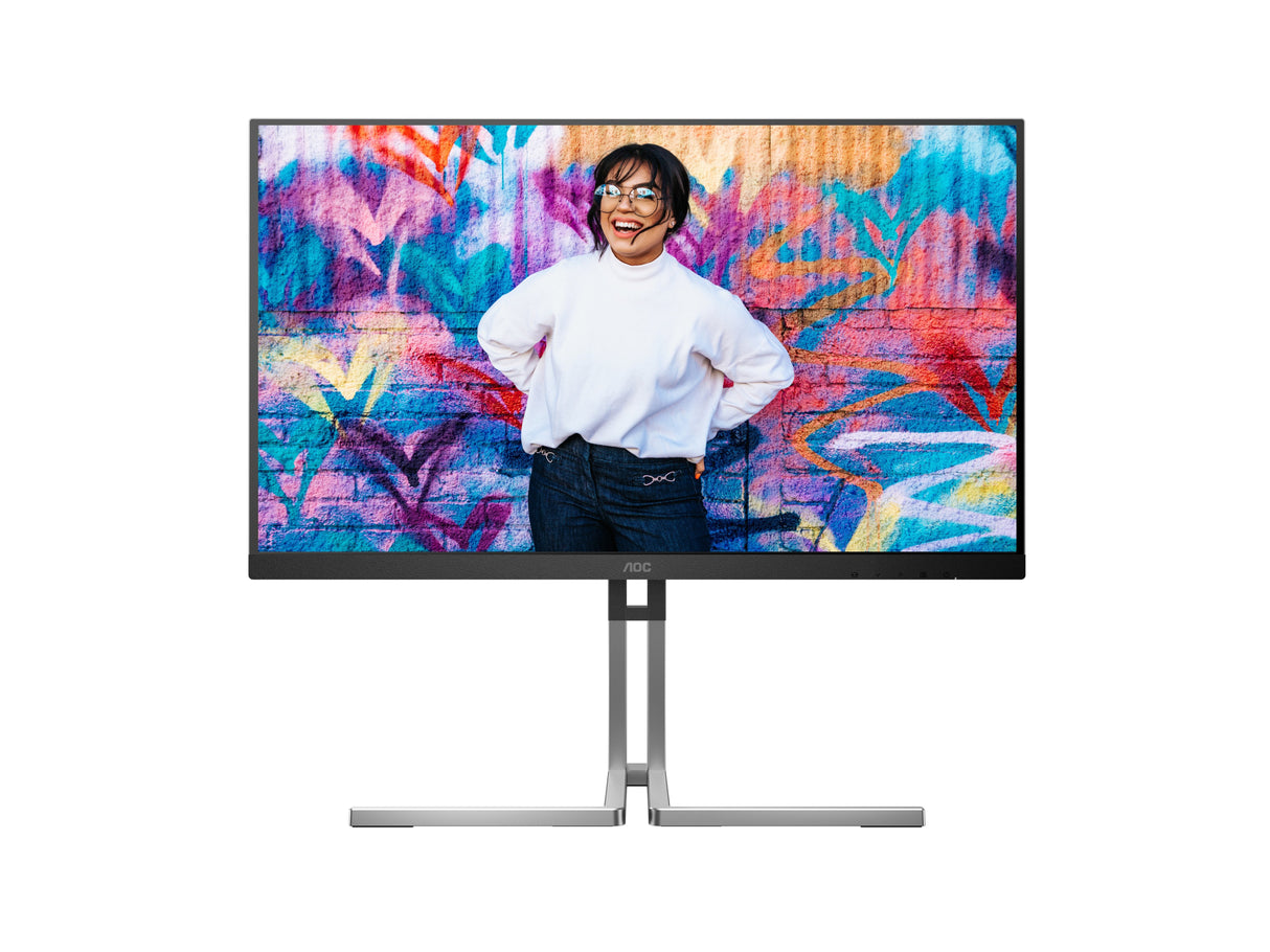 Monitor Aoc Q27u3cv  27" Qled Negro