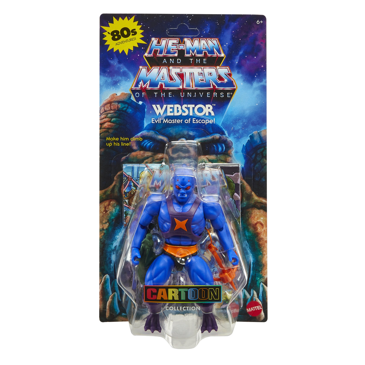 Mattel Masters Of The Universe Origins Cartoon Collection Webstor, Figura De Juguete Hyd36