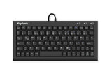 Keysonic Ack-3401u Teclado Usb Qwertz Alemán Negro Negro, Mini, Usb, Interruptor De Membrana, Qwertz, Negro