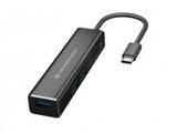 Hub 3.1 Usb-C Conceptronic Donn08 3 Puertos Usb 3.0 Y Lector Tarjetas Sd / Microsd