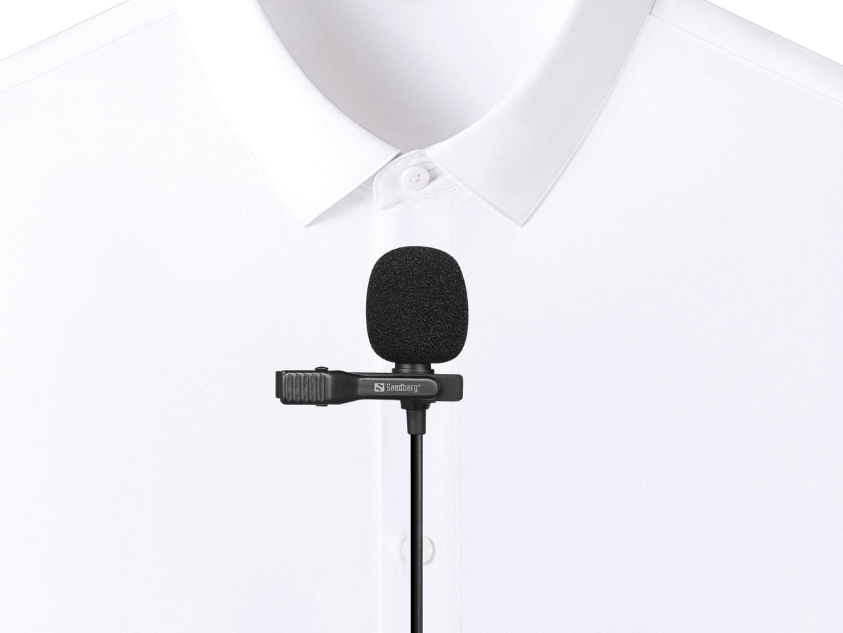 Sandberg Streamer Usb Clip Microphone