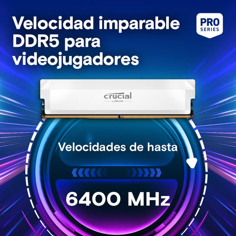 EAN 0649528947000 - Crucial Pro CP2K32G60C40U5W módulo de memoria 64 GB 2 x 32 GB DDR5 288-pin DIMM imagen 2