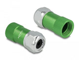Delock Cableverschraubung 6,4 Mm Mit Zugentlastung Und Biegeschutz, Staub- Und Wasserdichtes Gehäuse (Ip67) Aus Aluminium