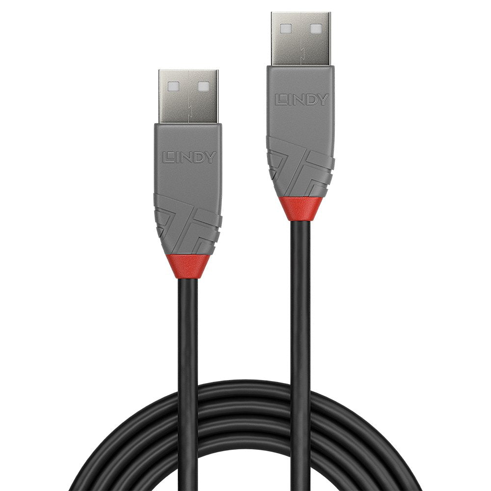 Lindy Usb 2.0 Cable Typ A/A Anthra Line M/M 0.5m